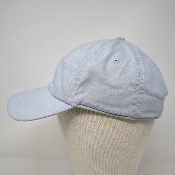 Kendall Kylie Slideback Baseball Cap Blue One Size Adjustable Vented Holes Blank - Picture 3 of 9